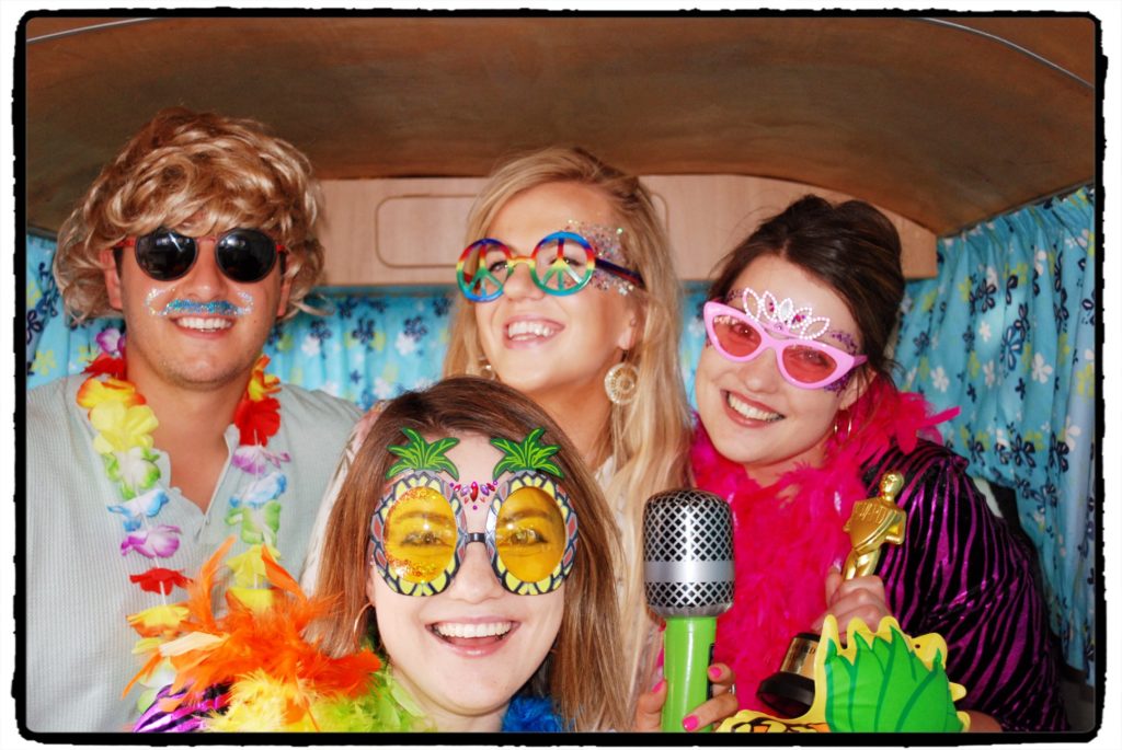 VW camper van photobooth hire, Cheshire