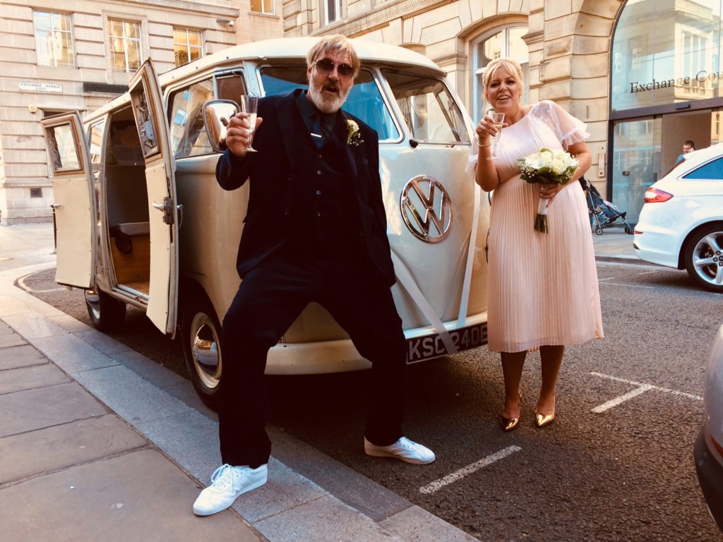 Liverpool VW campervan wedding