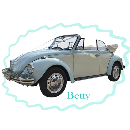 Betty VW Beetle for hire