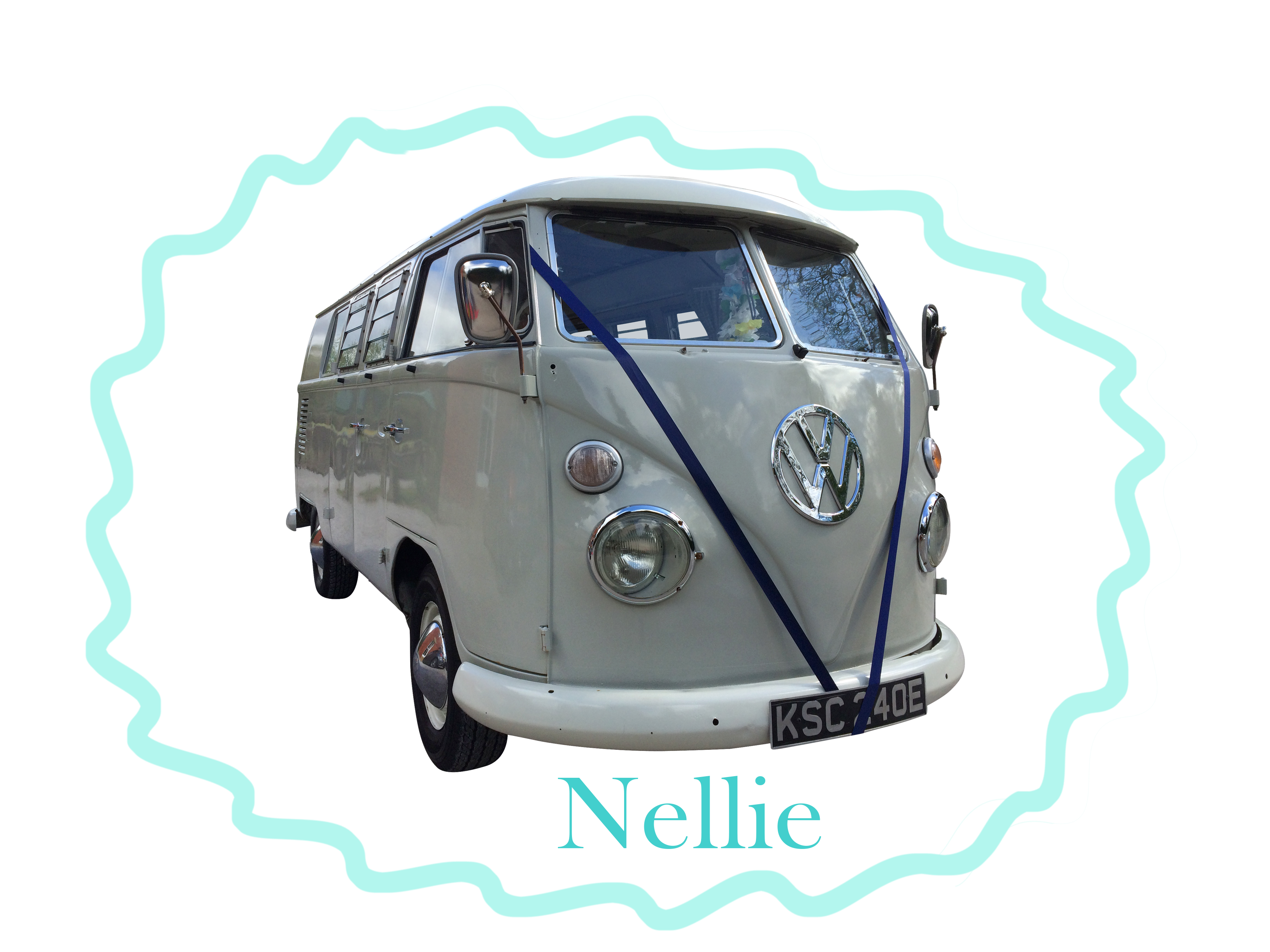 Neille VW van wedding hire