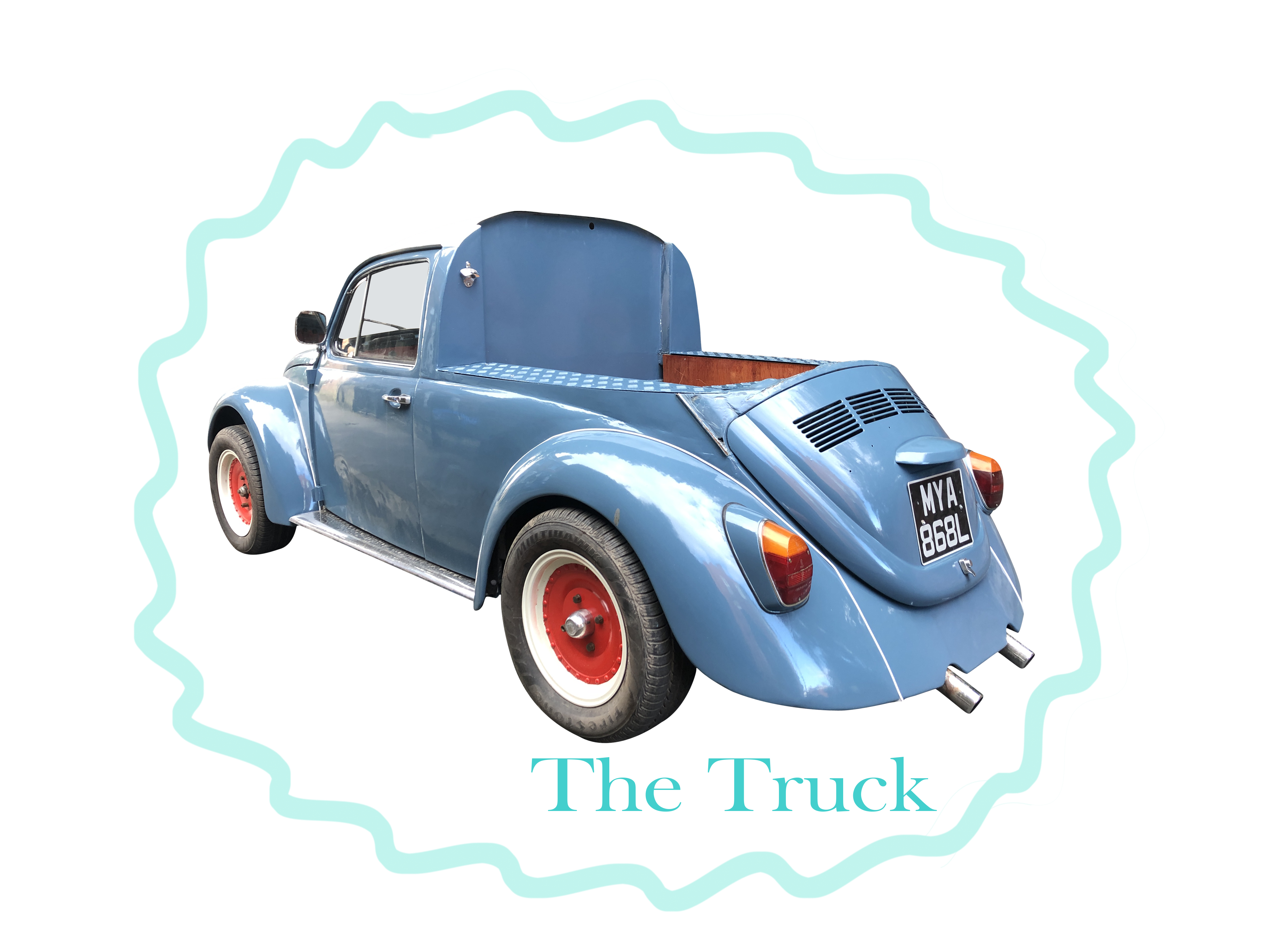 The Truck VW Beetle for hire