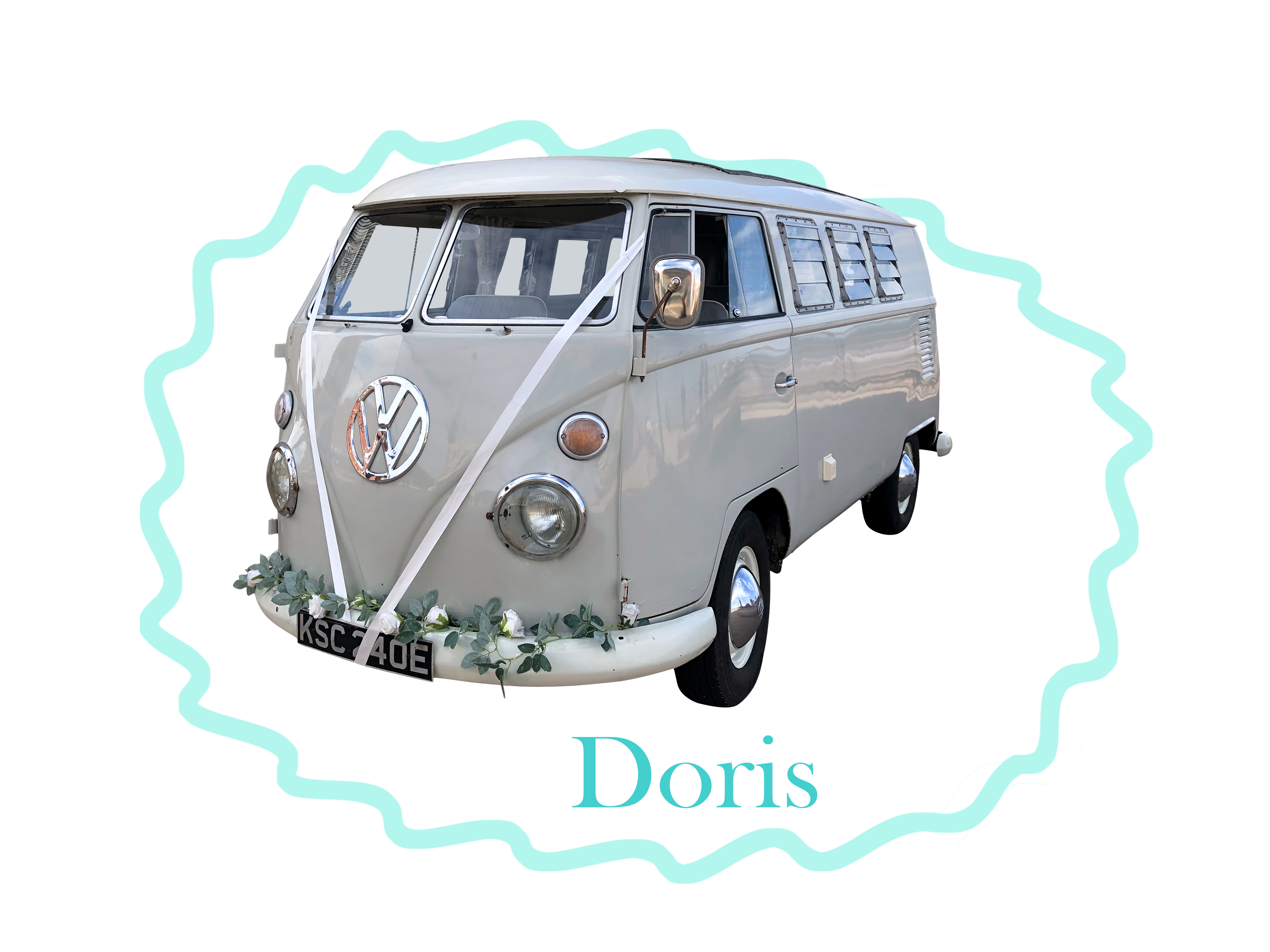 Doris VW Wedding Van for hire